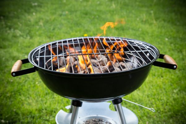 Charcoal Grill Assembly in Traverse City