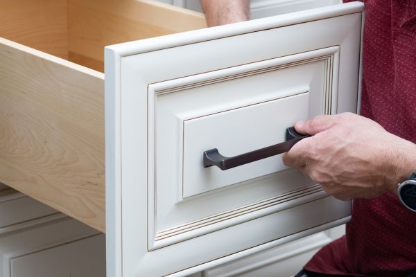 Cabinet Handle Installation in Traverse City