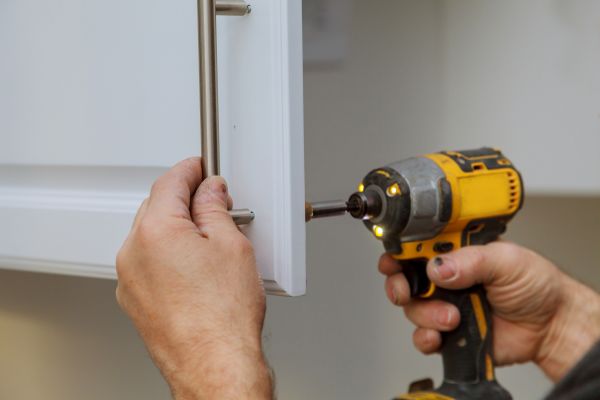 Cabinet Knob Installation in Traverse City