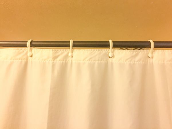 Shower Curtain Hanging in Traverse City